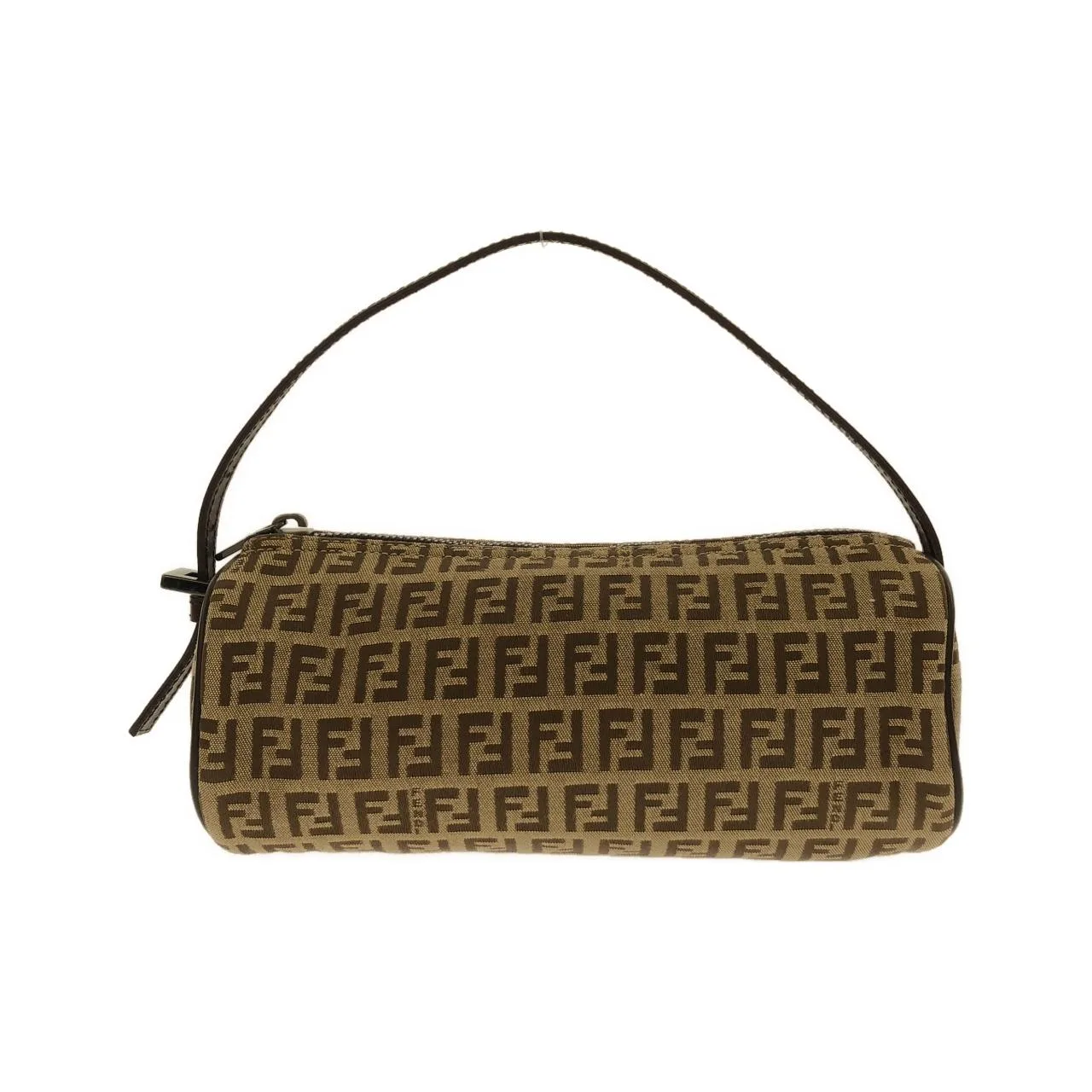 FENDI 7N0016 Handbag Canvas Beige