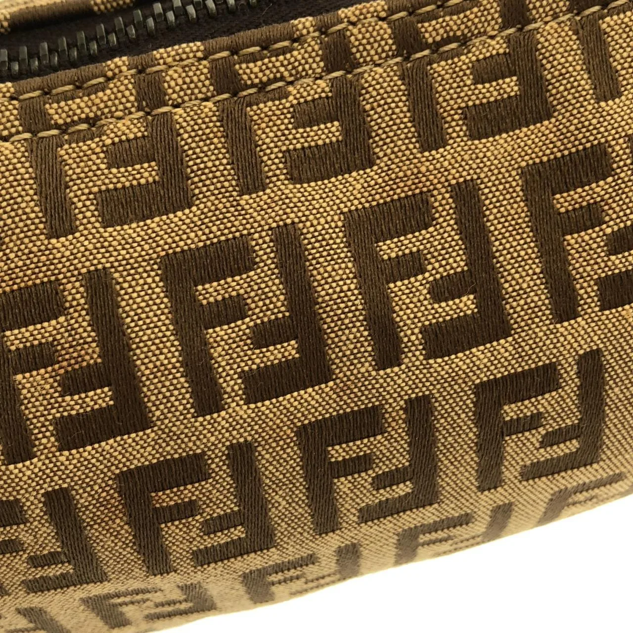 FENDI 7N0016 Handbag Canvas Beige Canvas Rank A - Thumbnail 3