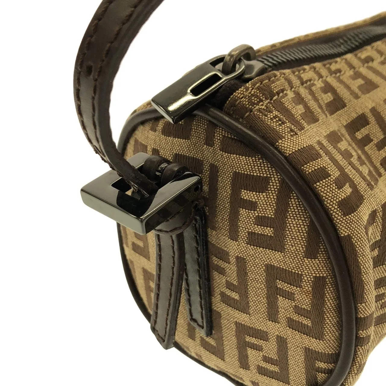 FENDI 7N0016 Handbag Canvas Beige Canvas Rank A - Thumbnail 5