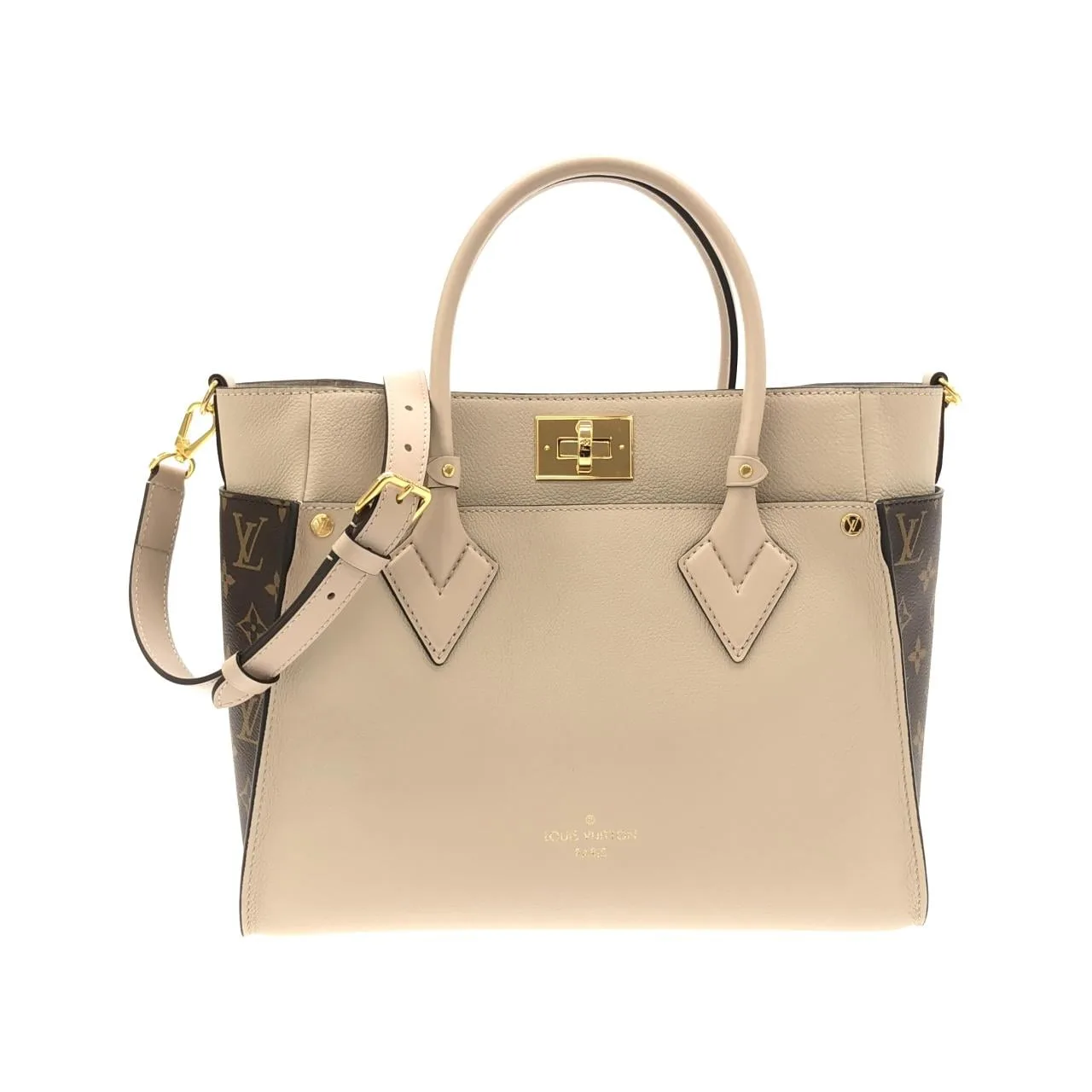 LOUIS VUITTON M58485 Handbag Canvas Grey