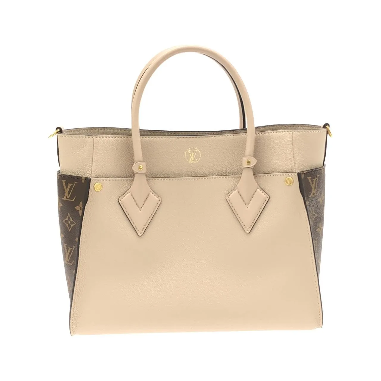 LOUIS VUITTON M58485 Handbag Canvas 灰色 帆布 中古品A - 縮圖 2
