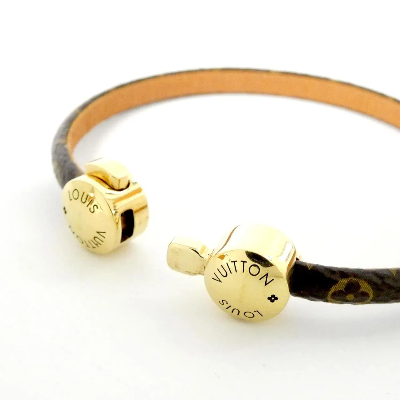 LOUIS VUITTON M6407F Accessories Monogram 黑色 Monogram 中古品A - 縮圖 3