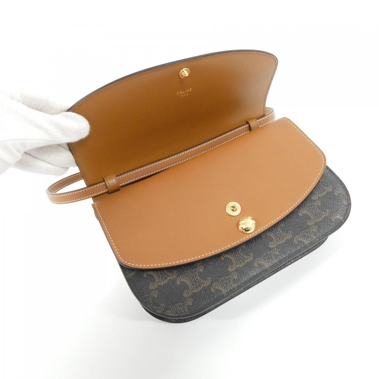 CELINE 10P672GVL Wallet Canvas 5