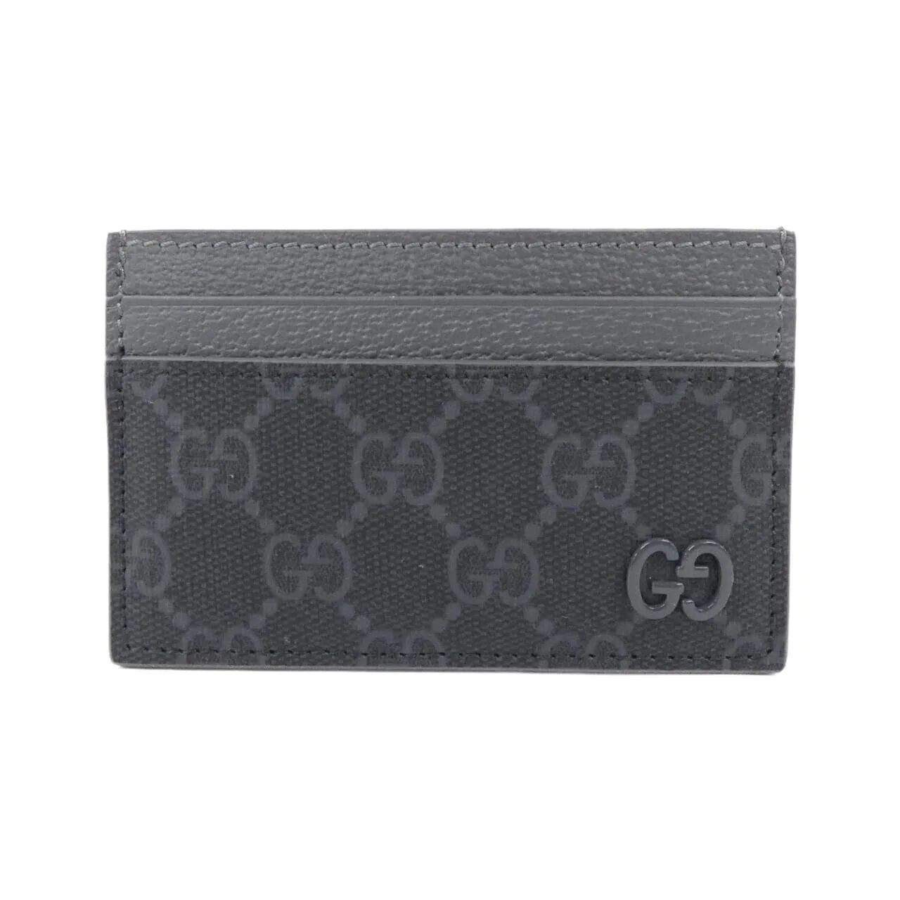 GUCCI 768248 FACQC Card Case Canvas Black