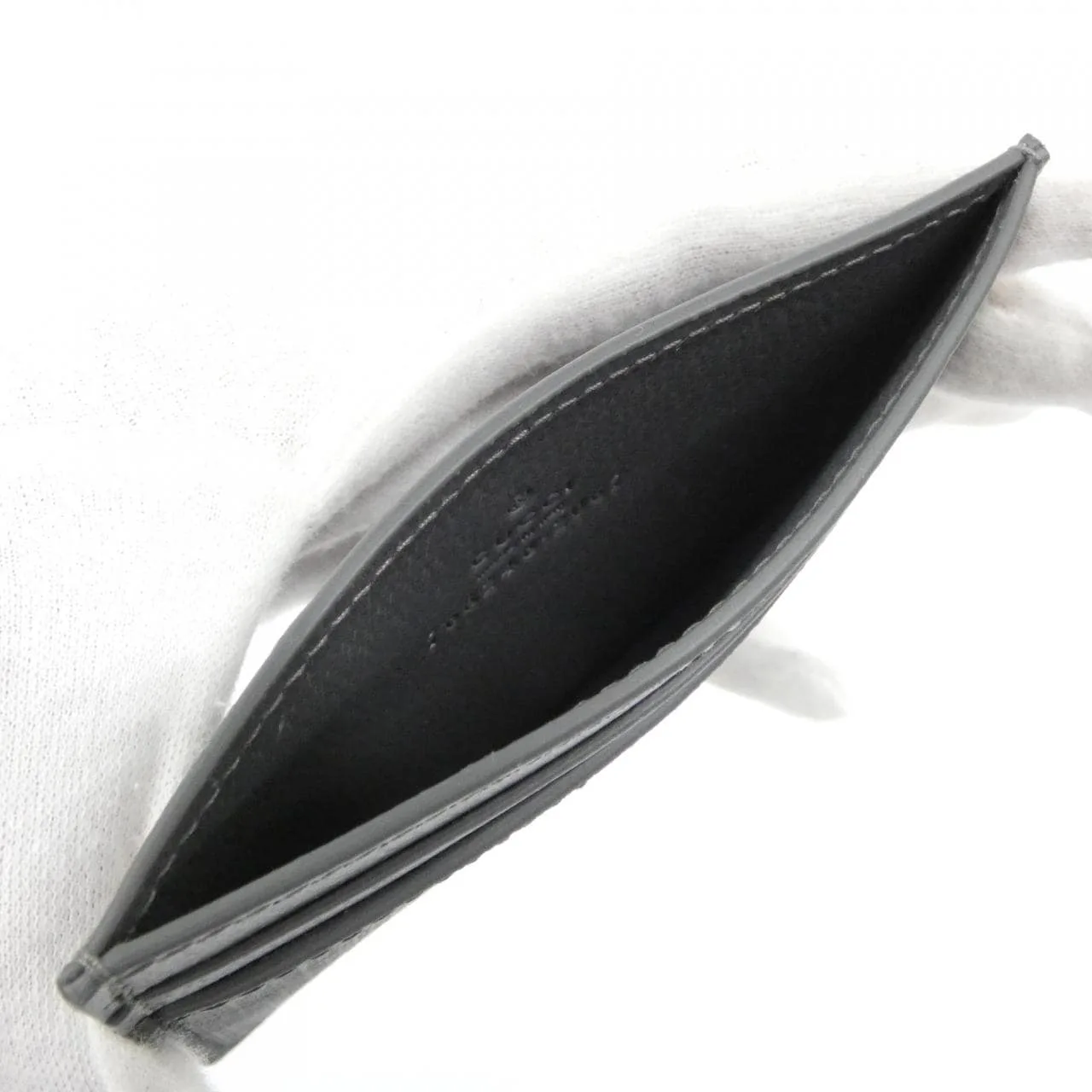 GUCCI 768248 FACQC Card Case Canvas Black Canvas New - Thumbnail 4