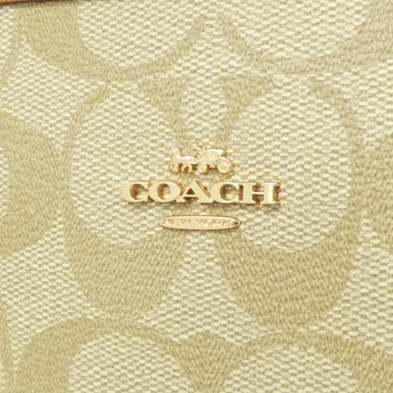 COACH CN733 Handbag Canvas 黑色 帆布 新品 - 縮圖 4