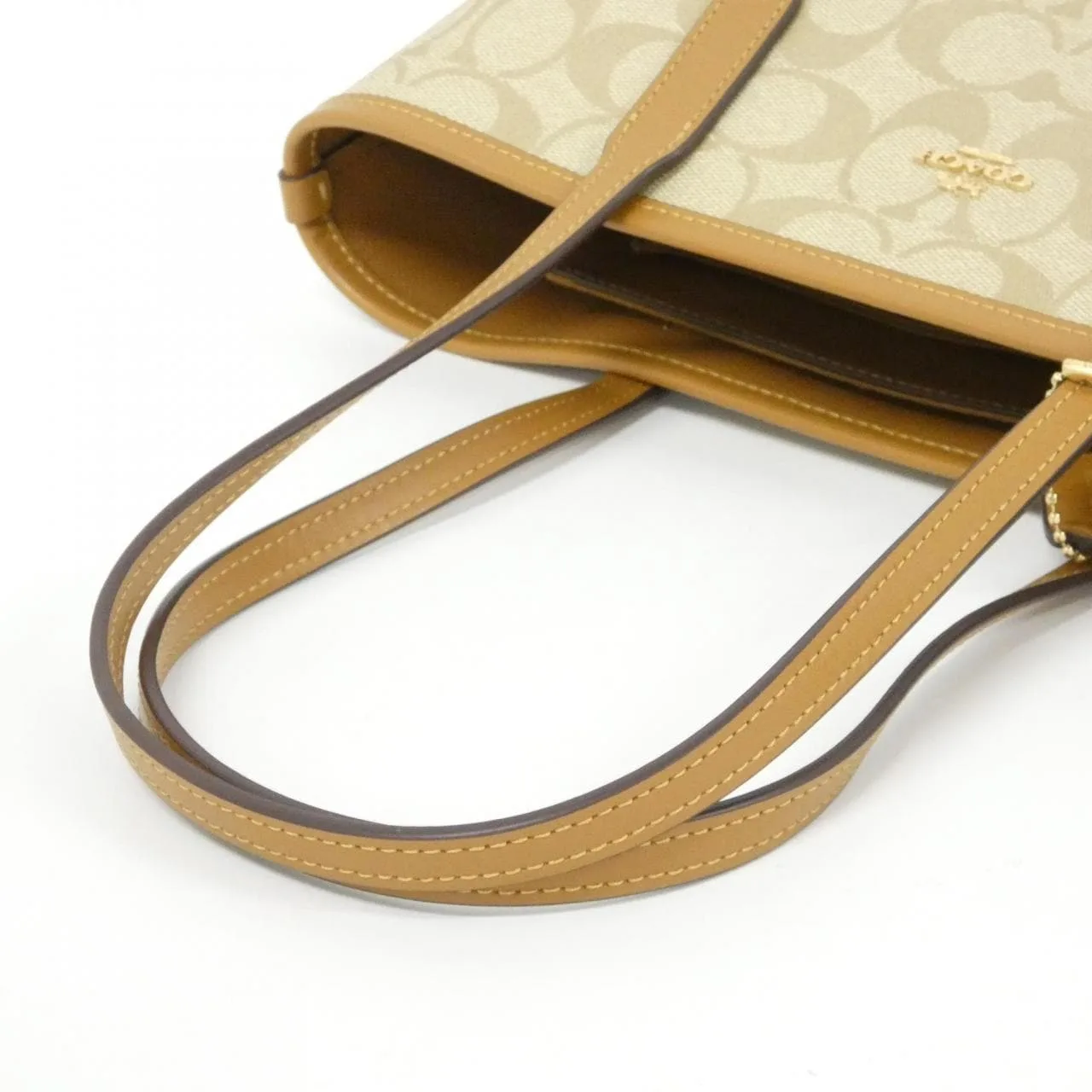 COACH CN733 Handbag Canvas 黑色 帆布 新品 - 縮圖 5