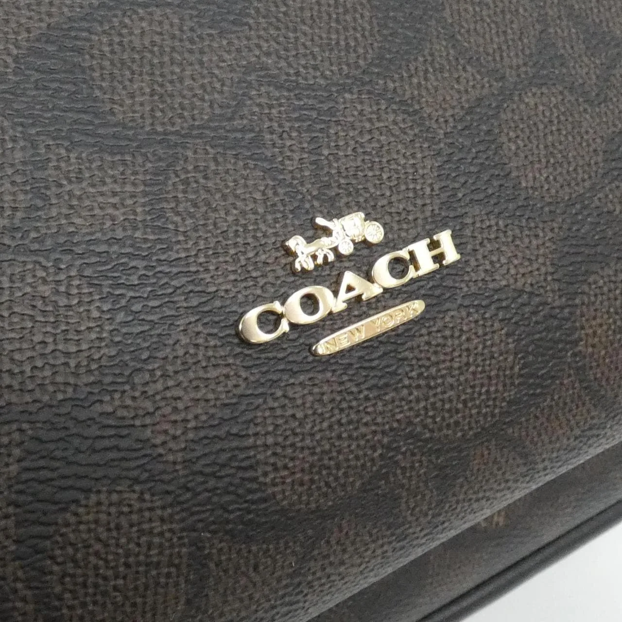 COACH CCQ06 Backpack Canvas 黑色 帆布 新品 - 縮圖 4