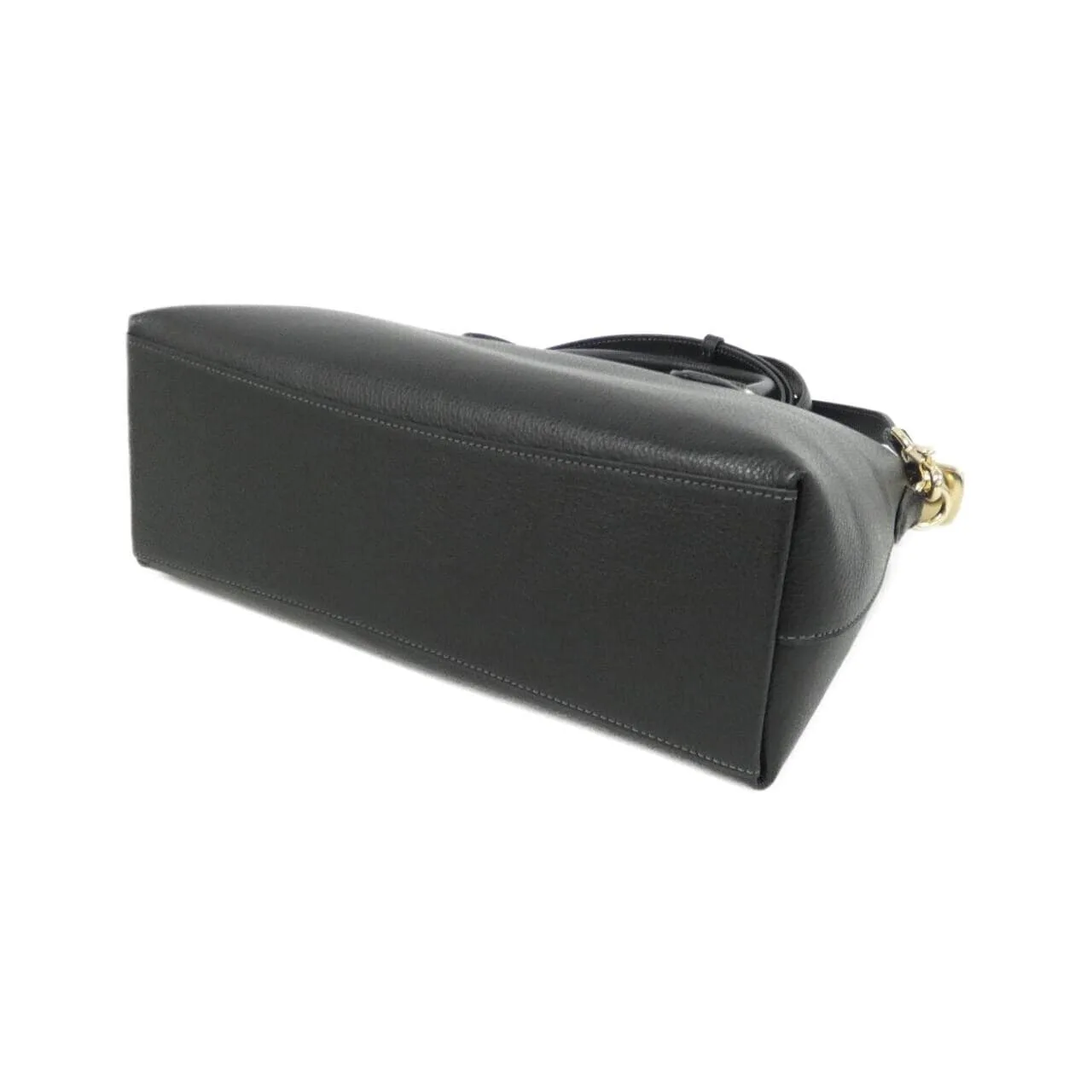 COACH CR156 Handbag Leather 黑色 皮革 新品 - 縮圖 3