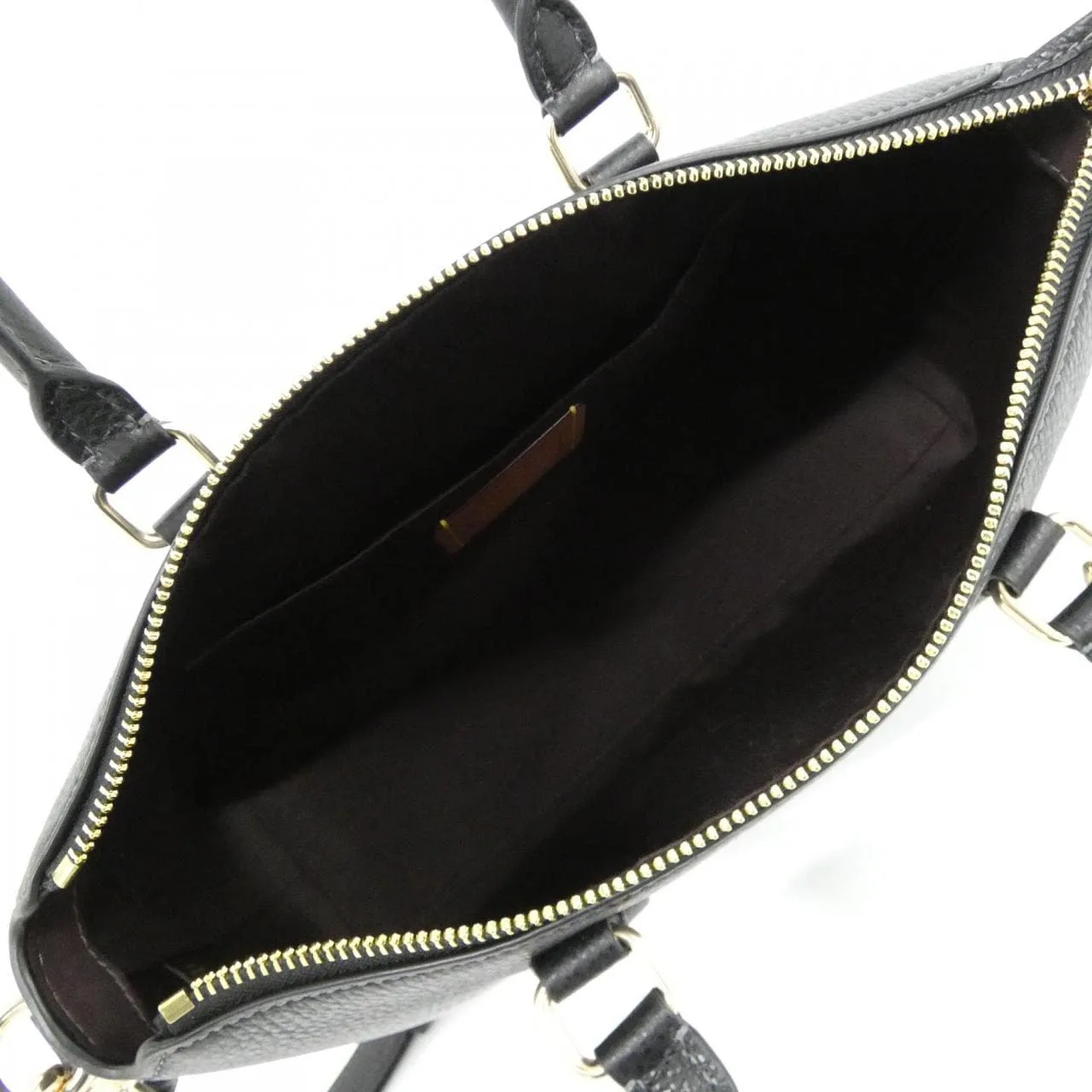 COACH CR156 Handbag Leather 黑色 皮革 新品 - 縮圖 6