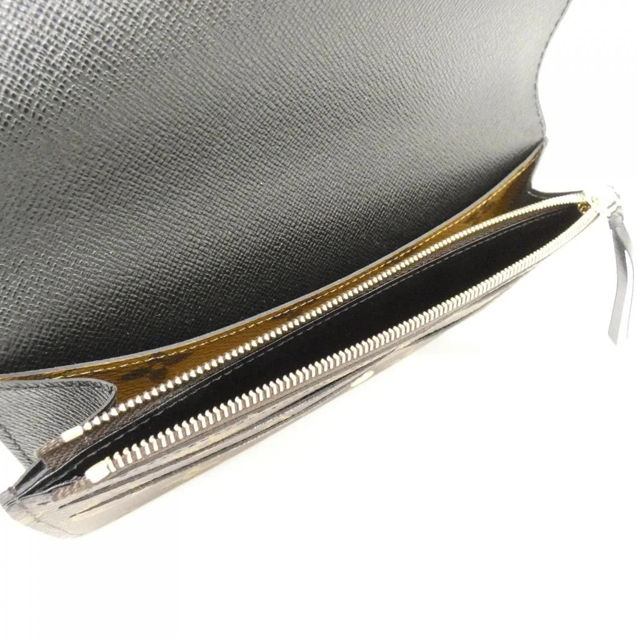 LOUIS VUITTON M82157 Wallet Monogram 黑色 Monogram 中古品A - 縮圖 7