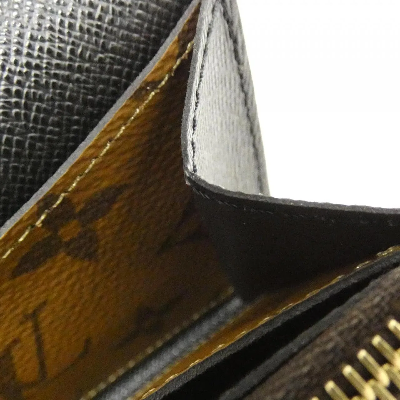 LOUIS VUITTON M82157 Wallet Monogram 黑色 Monogram 中古品A - 縮圖 8