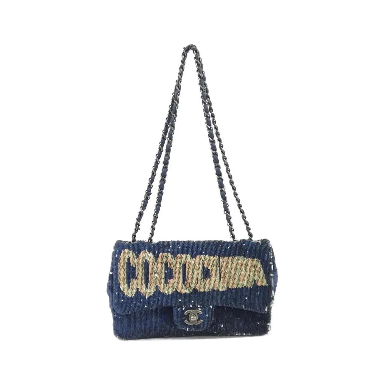 CHANEL 98613 Shoulder Blue