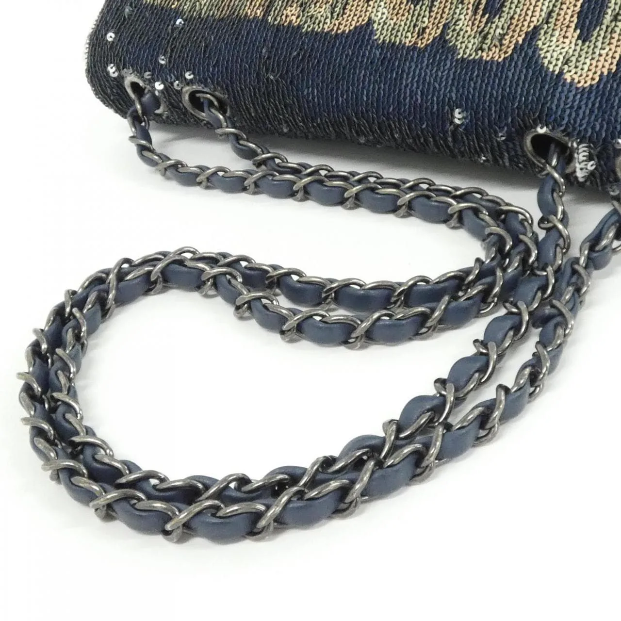 CHANEL 98613 Shoulder 藍色 中古品A - 縮圖 8