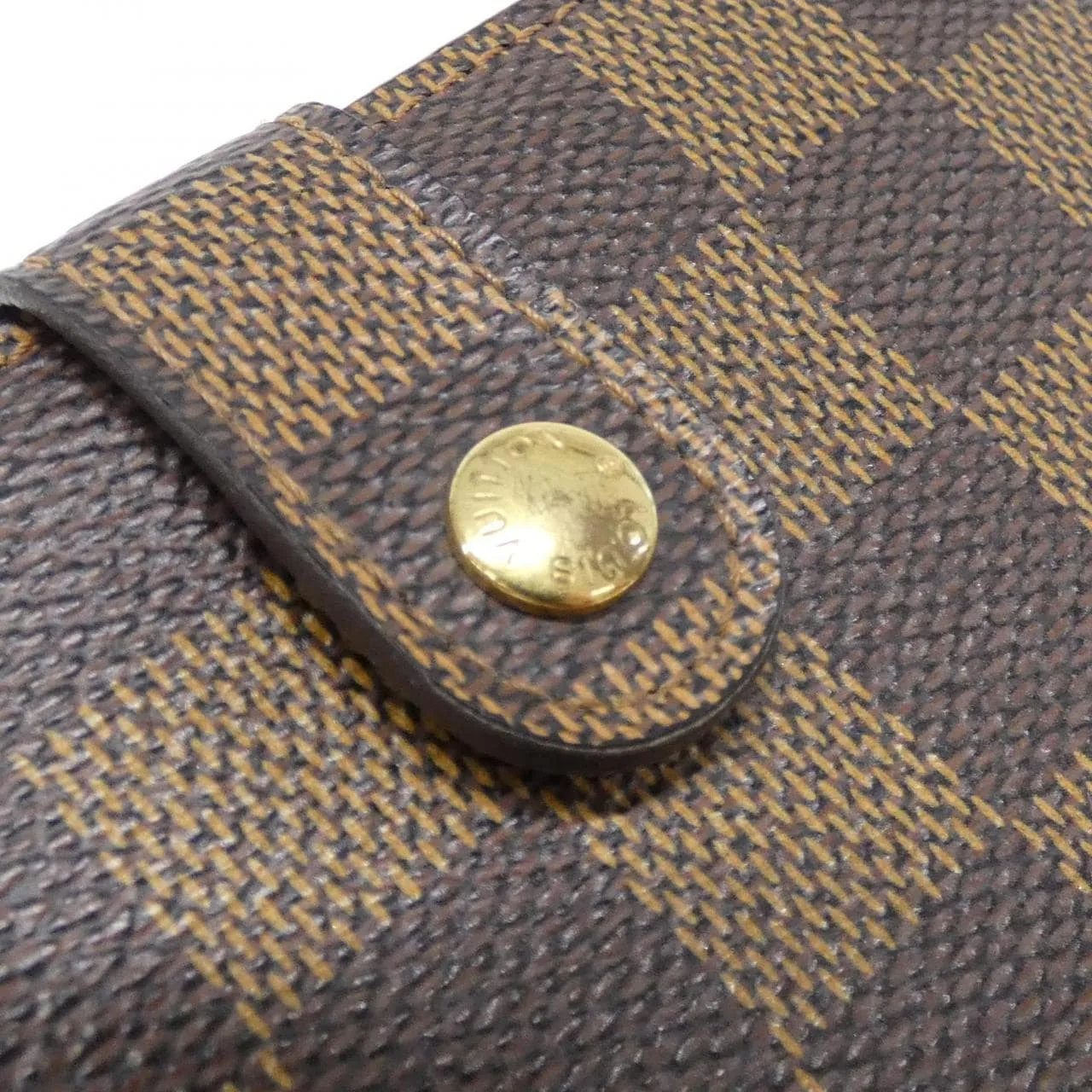 LOUIS VUITTON N61664 Wallet Damier 黑色 Damier 中古品B - 縮圖 4