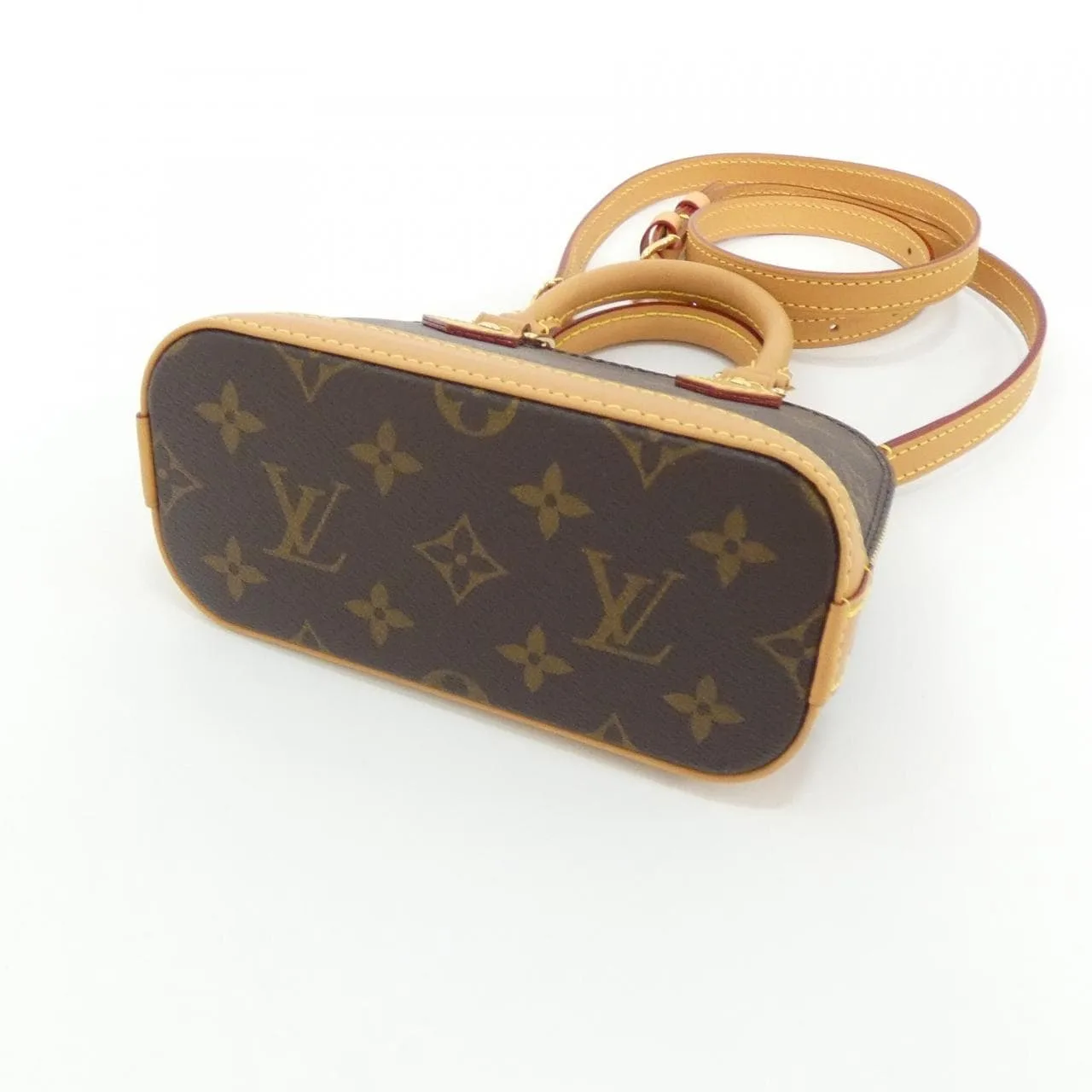 LOUIS VUITTON Alma M82717 Handbag Monogram 黑色 Monogram 中古品A - 縮圖 3