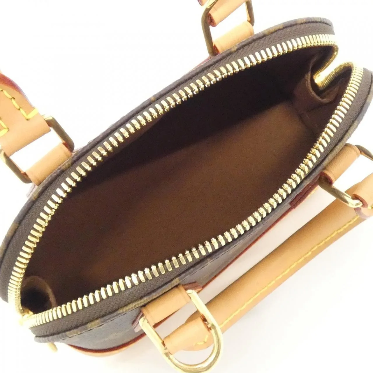 LOUIS VUITTON Alma M82717 Handbag Monogram 黑色 Monogram 中古品A - 縮圖 6