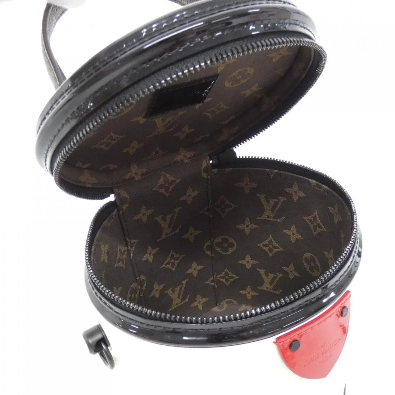 LOUIS VUITTON M20487 Handbag Vernis 黑色 Vernis 中古品B - 縮圖 7