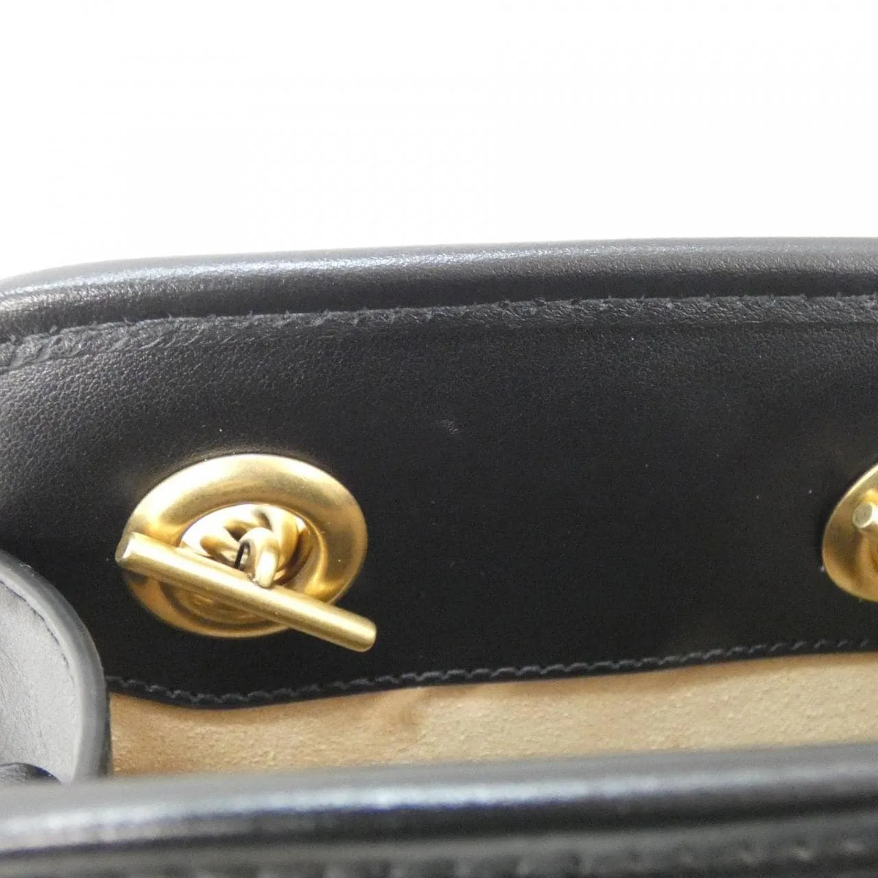 GUCCI 696123 DTDHT Handbag Leather Black Leather Rank A - Thumbnail 9