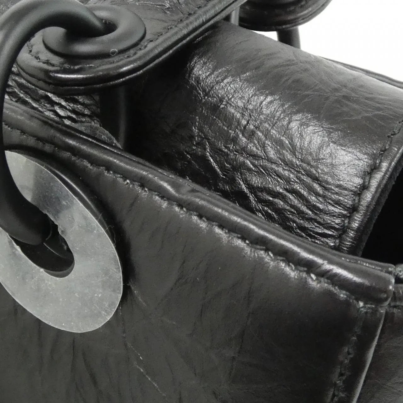 DIOR Lady Dior M0565SZBC Handbag 黑色 中古品A - 縮圖 5