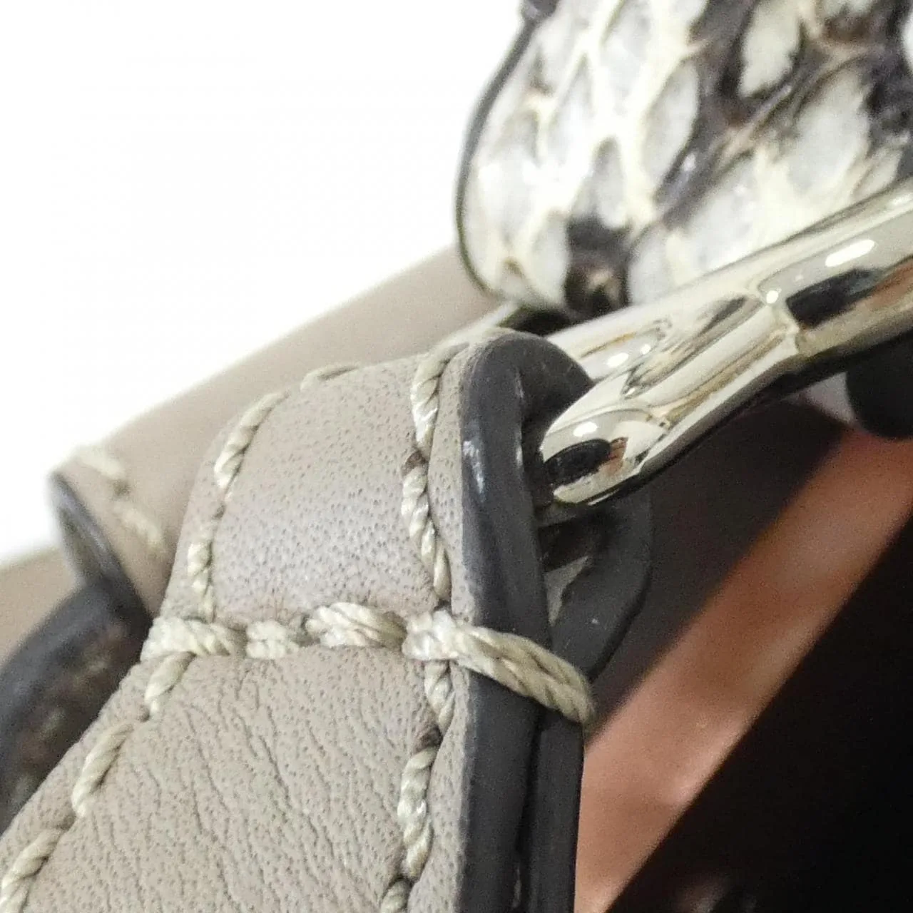 FENDI Peekaboo 8BN290 A0QP Handbag Leather Black Leather Rank A - Thumbnail 6