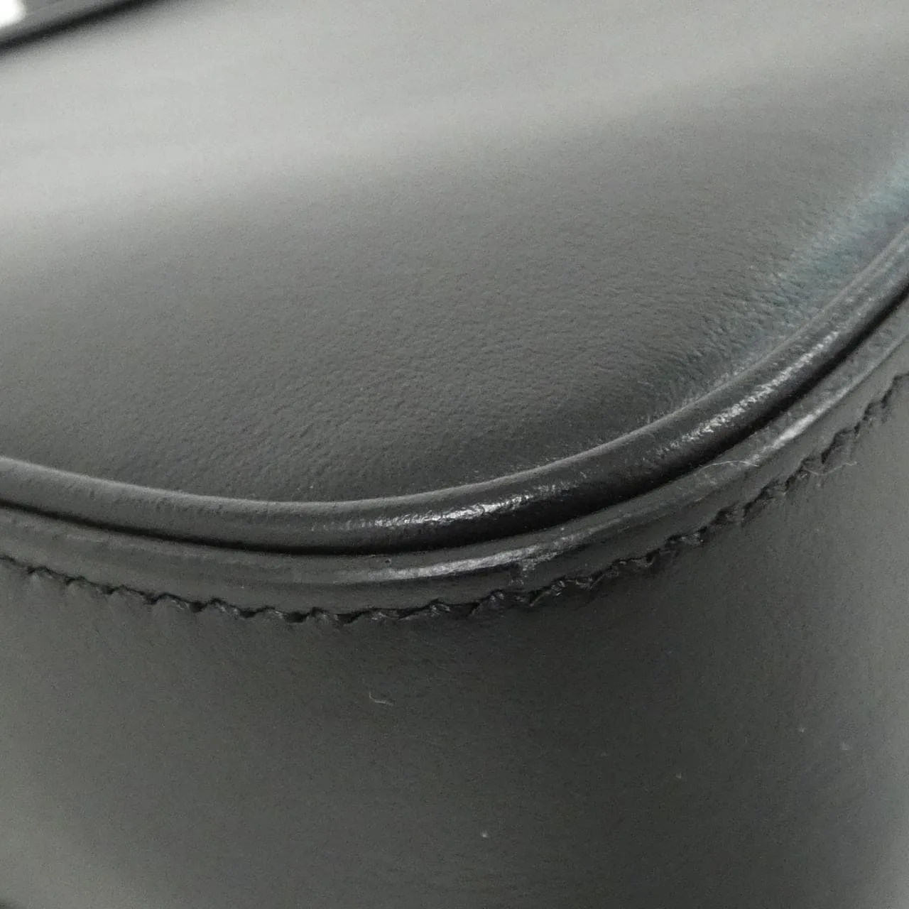 CELINE Triomphe 194503DOT Shoulder Black Rank A - Thumbnail 3