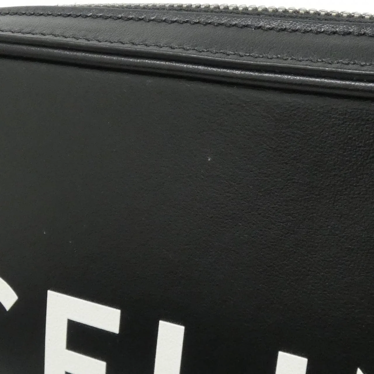 CELINE Triomphe 194503DOT Shoulder Black Rank A - Thumbnail 6