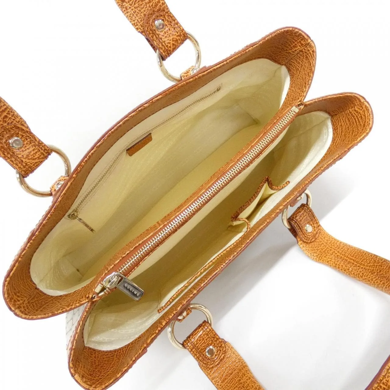 CELINE 手提包 帆布 米色 帆布 中古品A - 縮圖 5