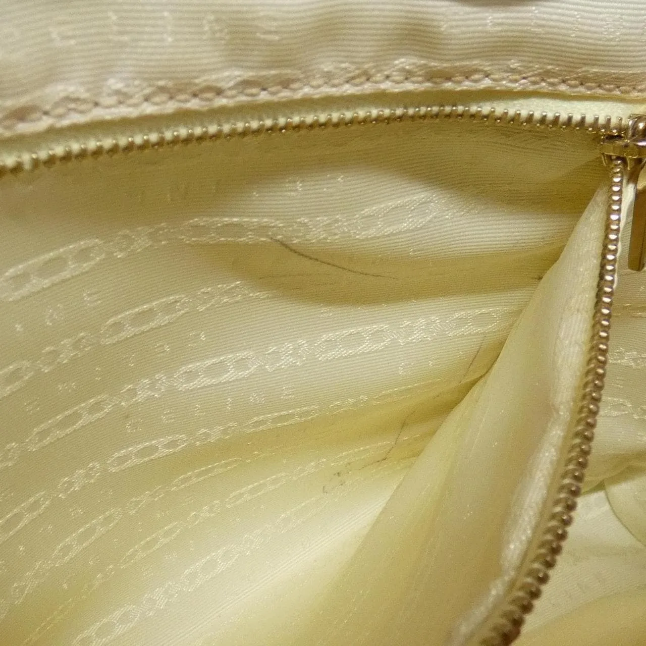 CELINE 手提包 帆布 米色 帆布 中古品A - 縮圖 6