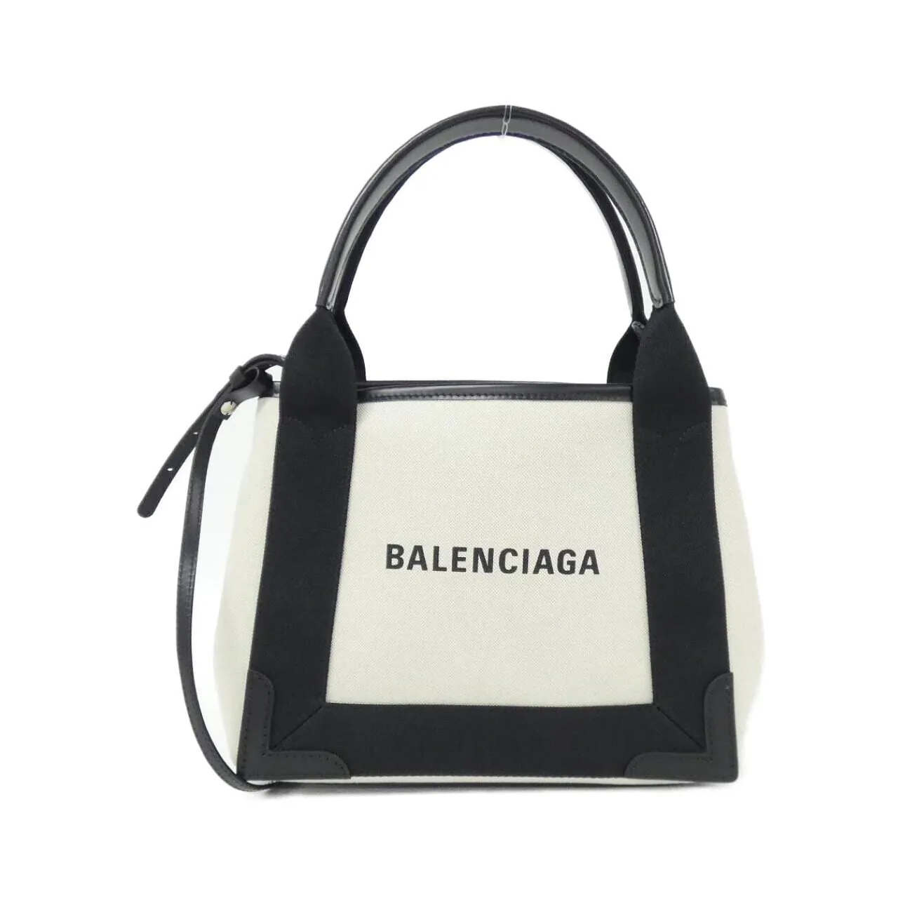 BALENCIAGA 390346 2HH3N Handbag Canvas Navy