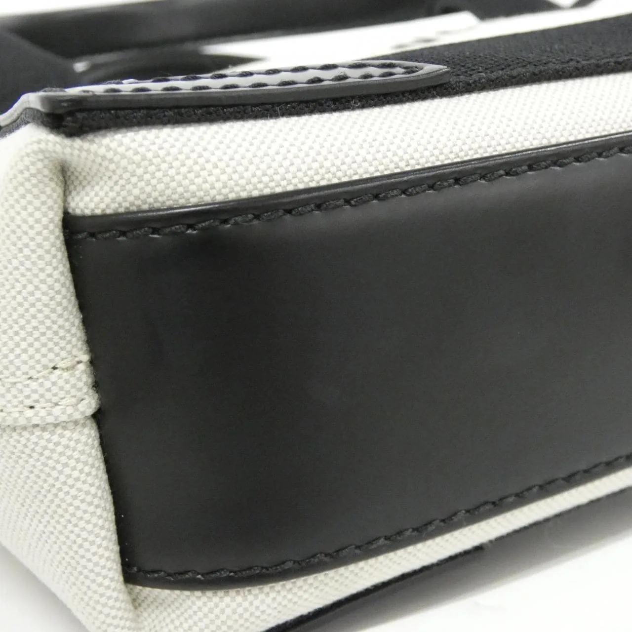 BALENCIAGA 390346 2HH3N Handbag Canvas 深藍色 帆布 中古品A - 縮圖 3