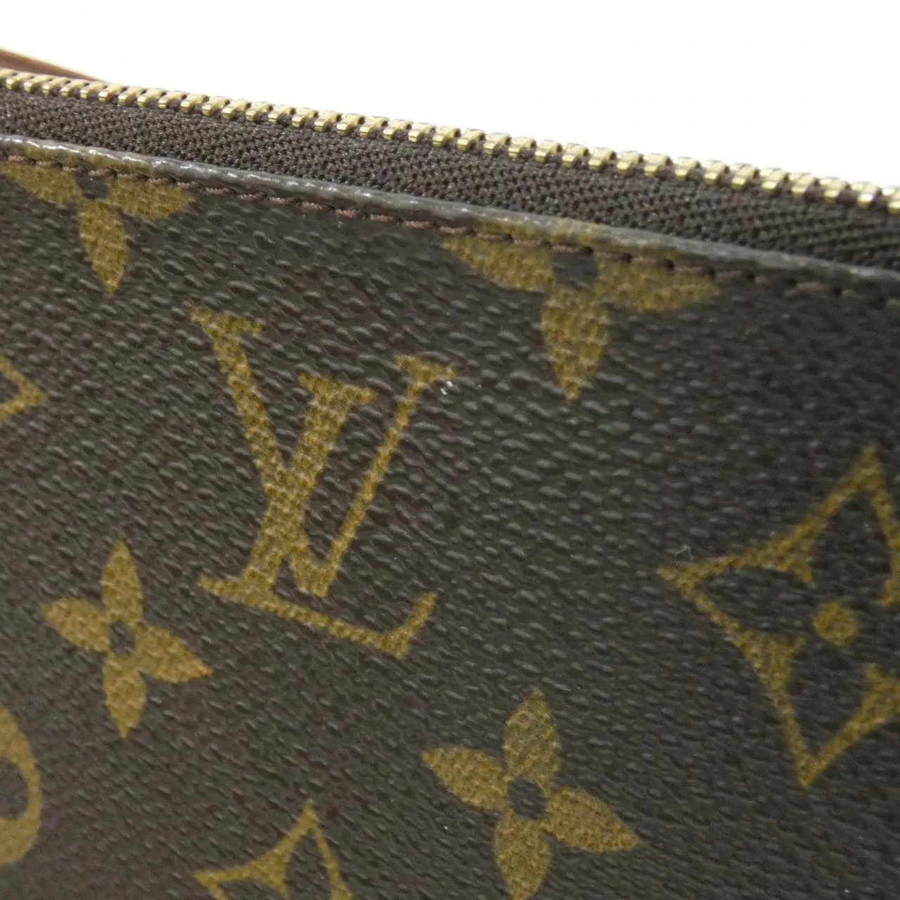 LOUIS VUITTON Pochette M51980 Pochette Monogram 黑色 Monogram 中古品A - 縮圖 3