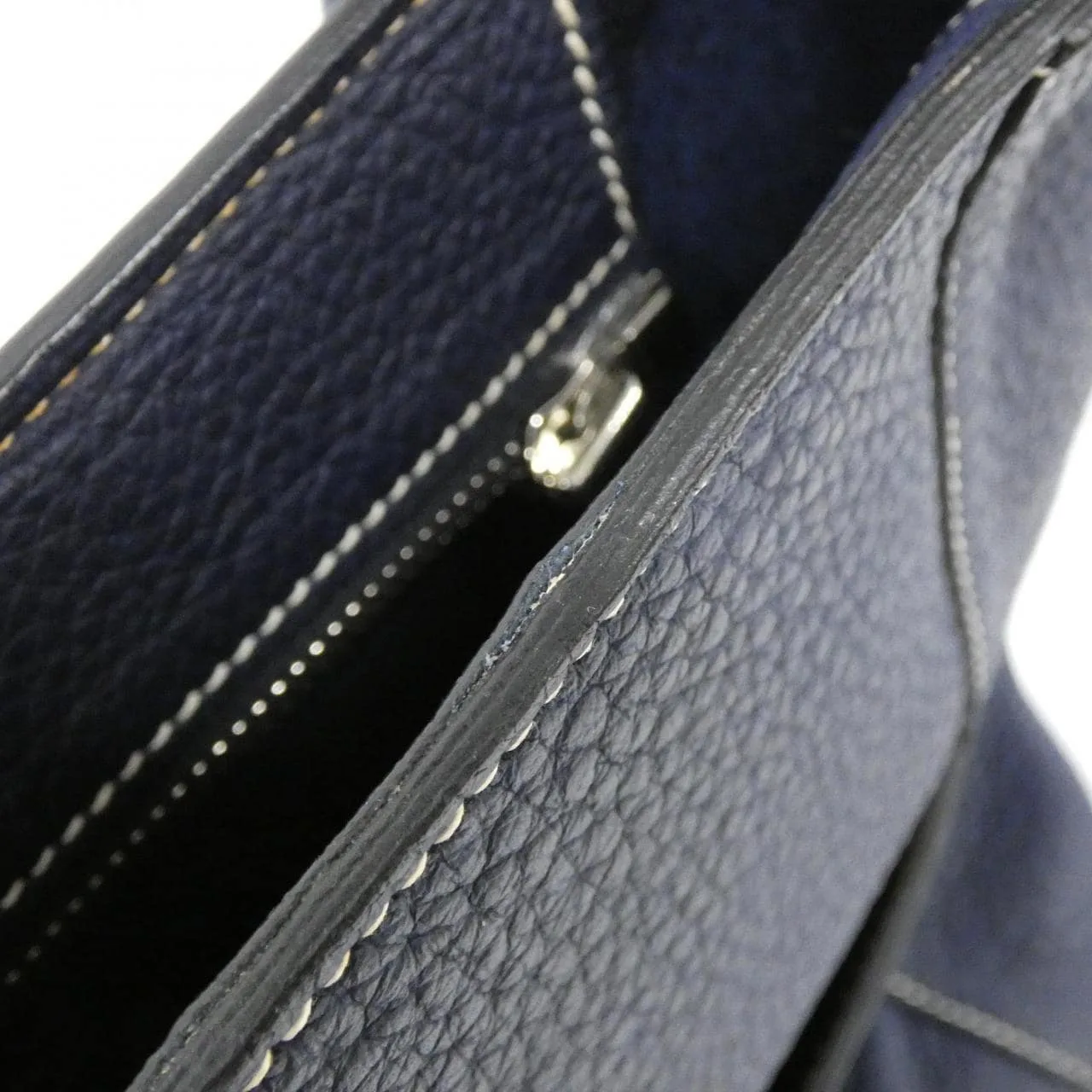 HERMES 056324CK Shoulder Clemence 藍色 Clemence 皮 中古品A - 縮圖 7