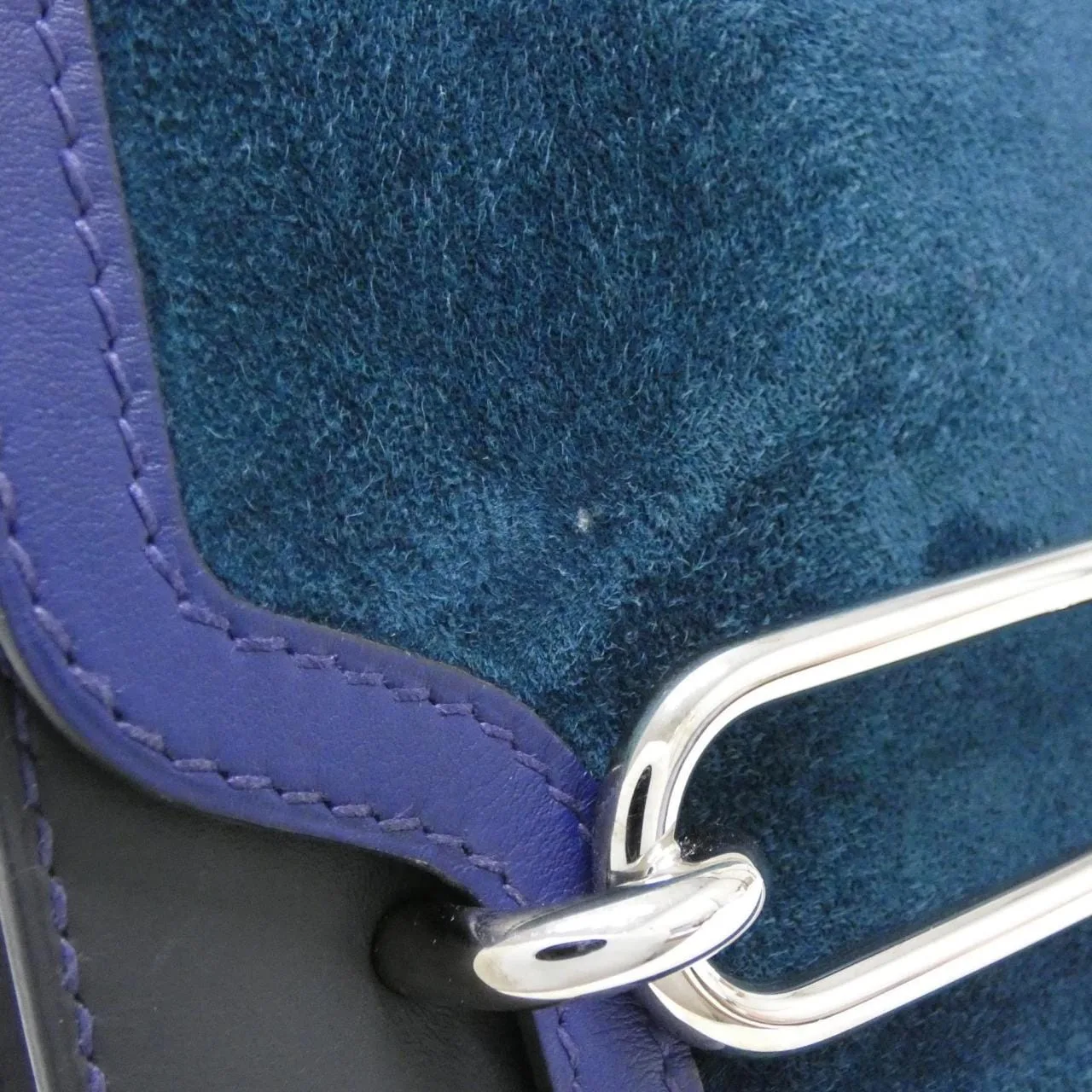 HERMES Shoulder Swift 黑色 Swift 皮 中古品A - 縮圖 5