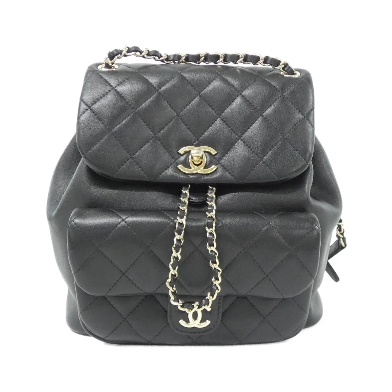 CHANEL Chanel 22 AS3618 Backpack Black