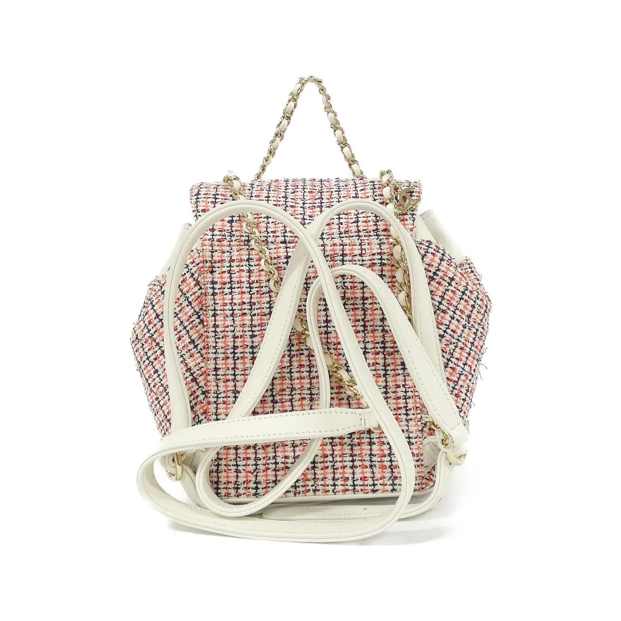 CHANEL AS0325 Backpack Tweed 黑色 粗花呢 中古品A - 縮圖 2