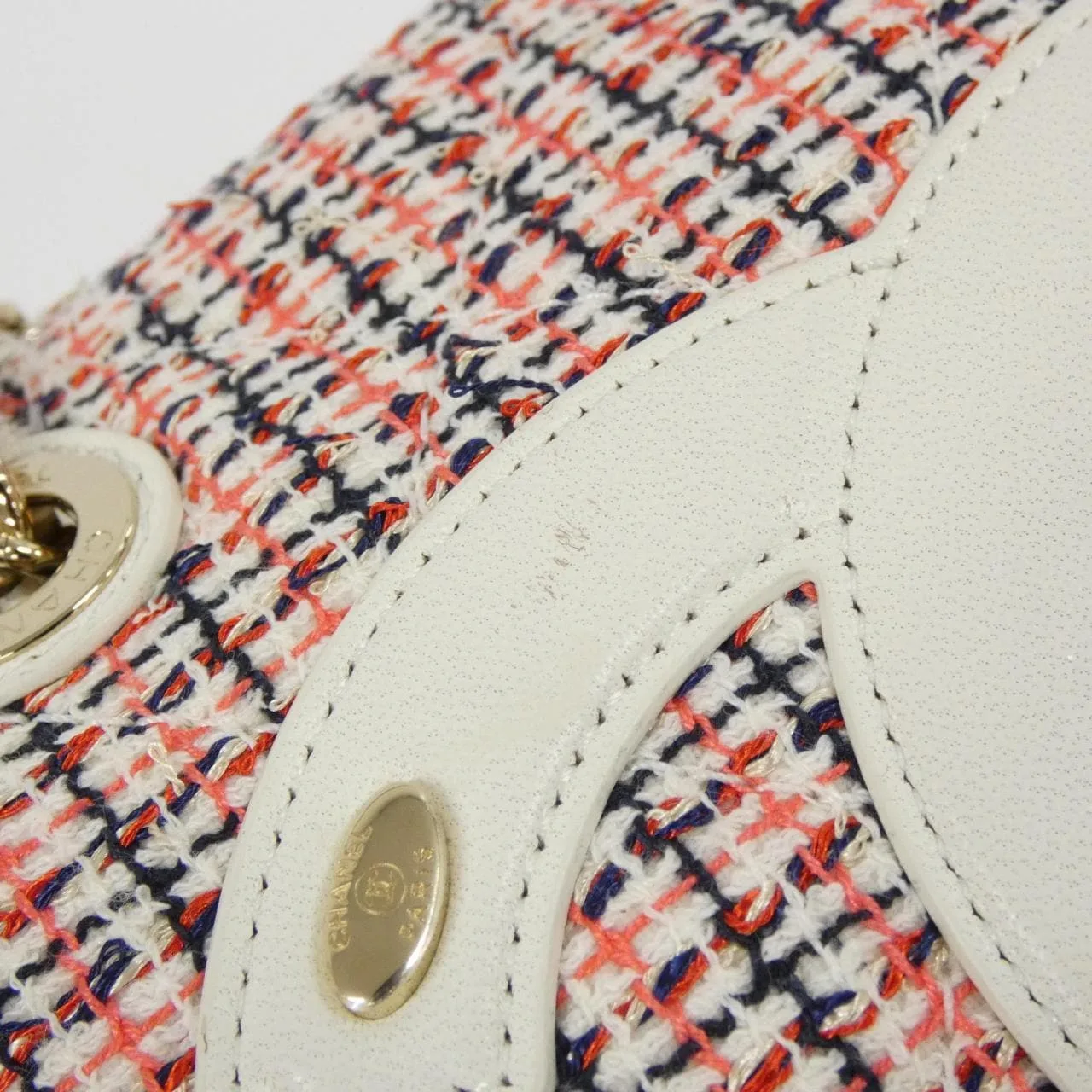 CHANEL AS0325 Backpack Tweed 黑色 粗花呢 中古品A - 縮圖 4