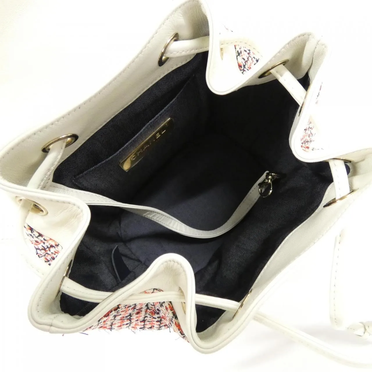 CHANEL AS0325 Backpack Tweed 黑色 粗花呢 中古品A - 縮圖 9