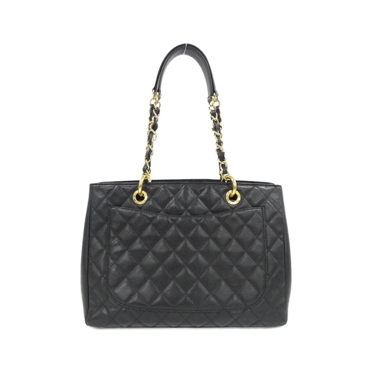 CHANEL 50995 Shoulder Grained Calfskin 黑色 荔枝紋牛皮 中古品A - 縮圖 2