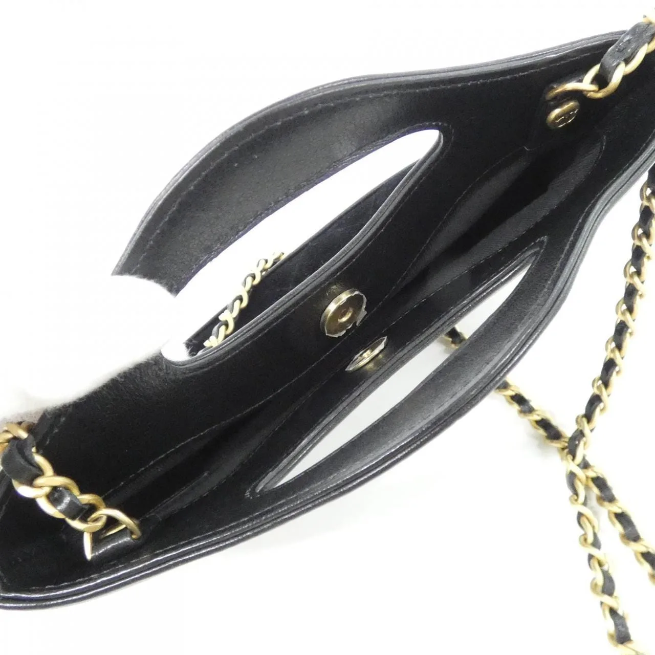 CHANEL Chanel 19 AP3656 Handbag Lambskin Black Lambskin Rank B - Thumbnail 7