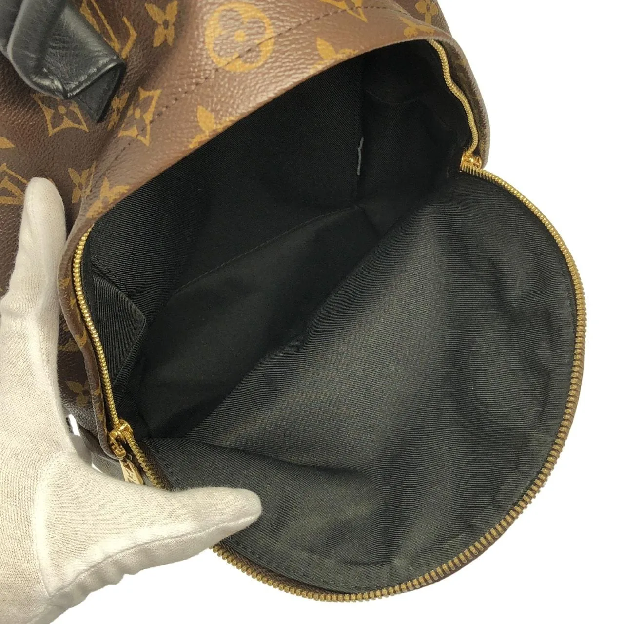 LOUIS VUITTON Palm Springs M41560 背包 Monogram 黑色 Monogram 中古品A - 縮圖 8