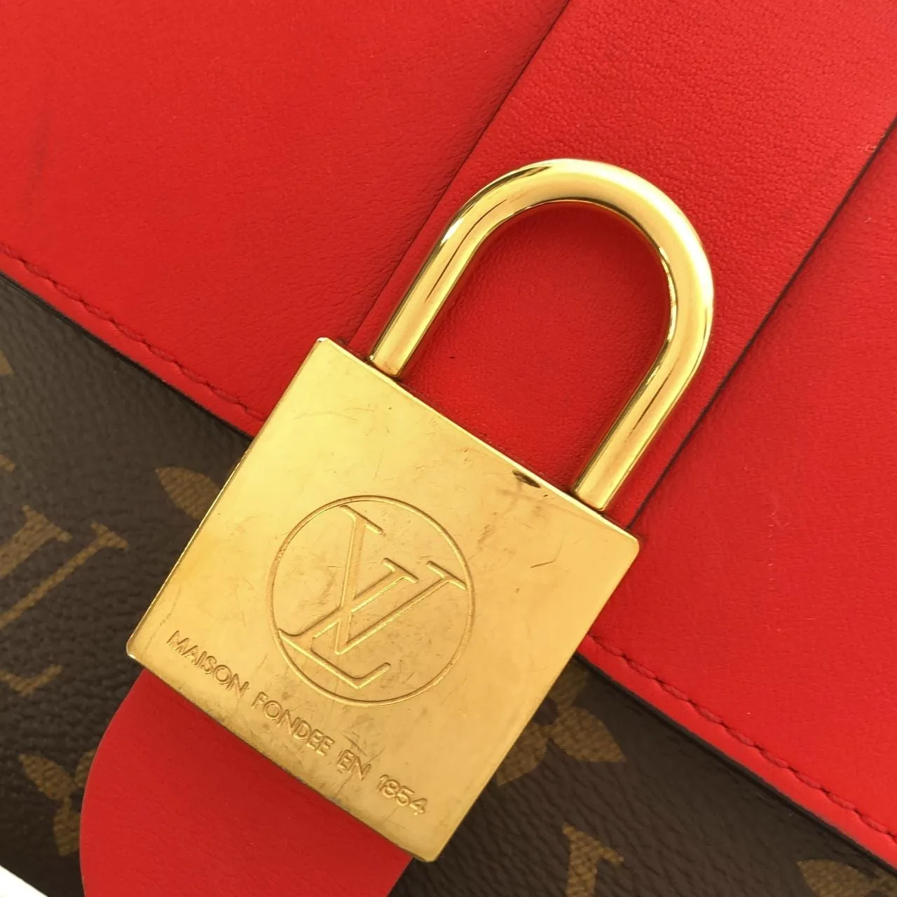 LOUIS VUITTON M44322 Handbag Monogram 黑色 Monogram 中古品A - 縮圖 6