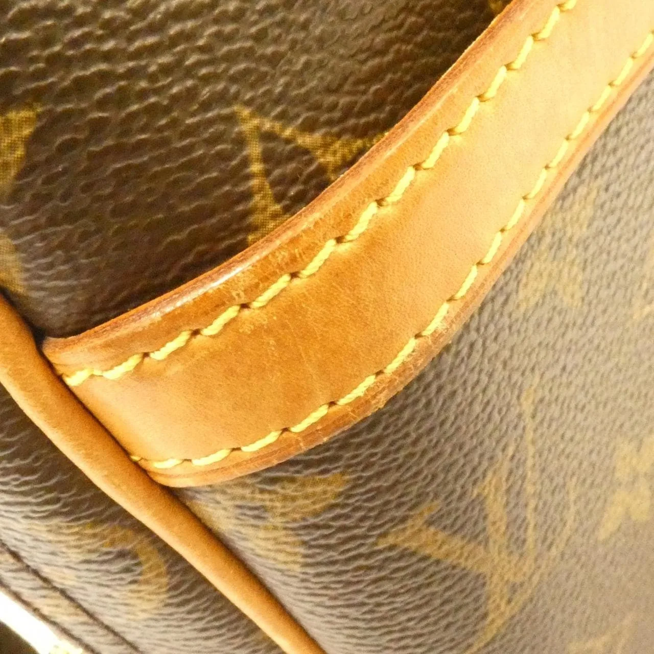 LOUIS VUITTON M45254 Shoulder Monogram 黑色 Monogram 中古品B - 縮圖 4