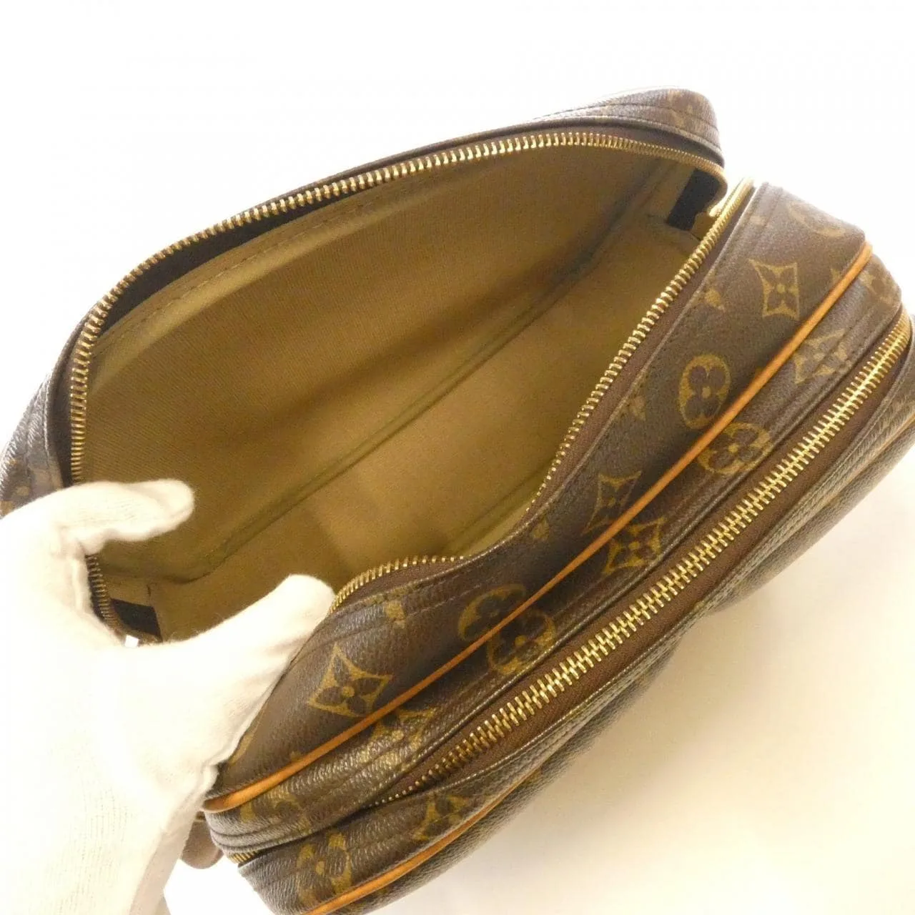 LOUIS VUITTON M45254 Shoulder Monogram 黑色 Monogram 中古品B - 縮圖 9