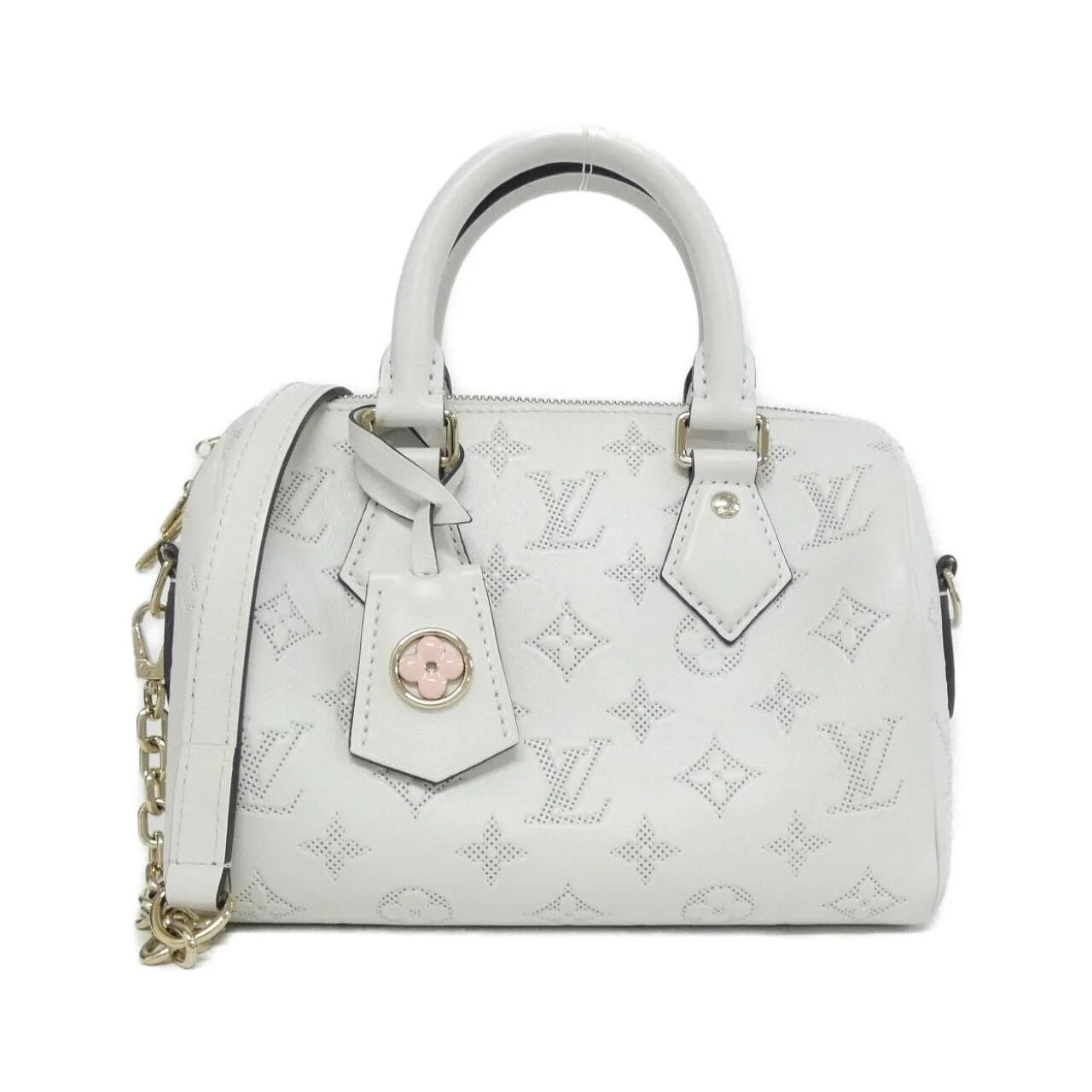 LOUIS VUITTON Speedy M11276 Boston Monogram White