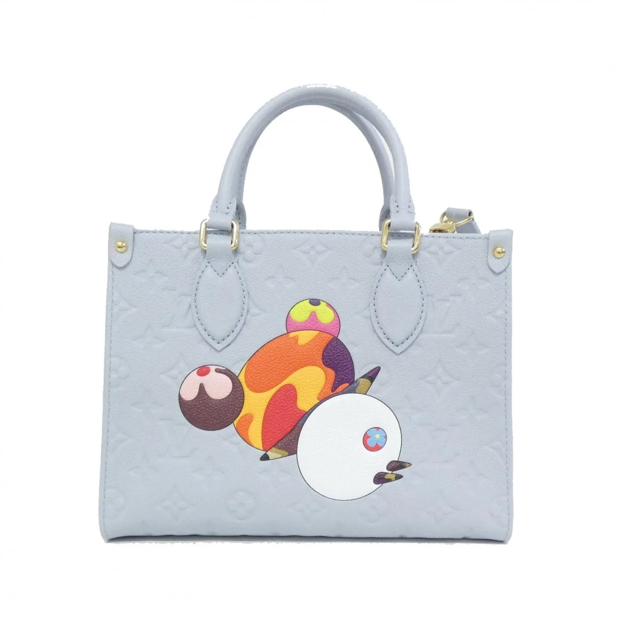 LOUIS VUITTON OnTheGo M13836 Handbag Monogram Blue Monogram Rank A - Thumbnail 2