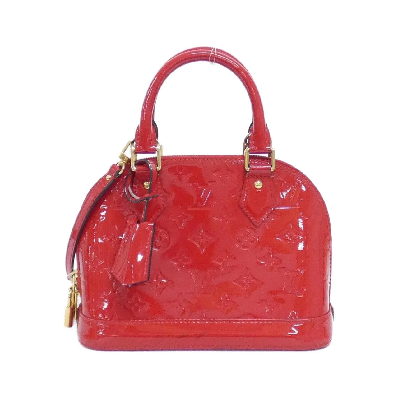 LOUIS VUITTON Alma M90174 Handbag Vernis Black
