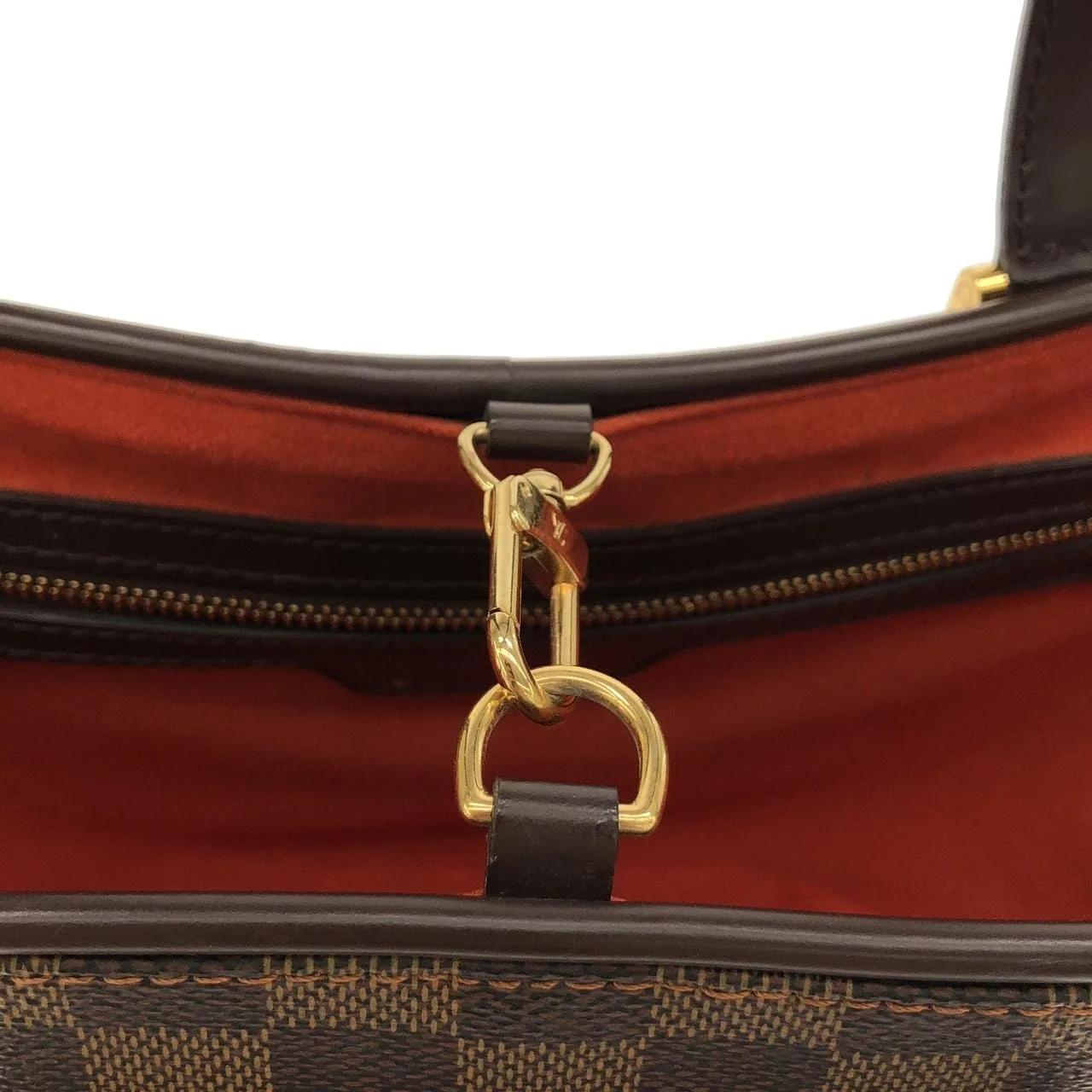 LOUIS VUITTON N51121 Handbag Damier 黑色 Damier 中古品A - 縮圖 4