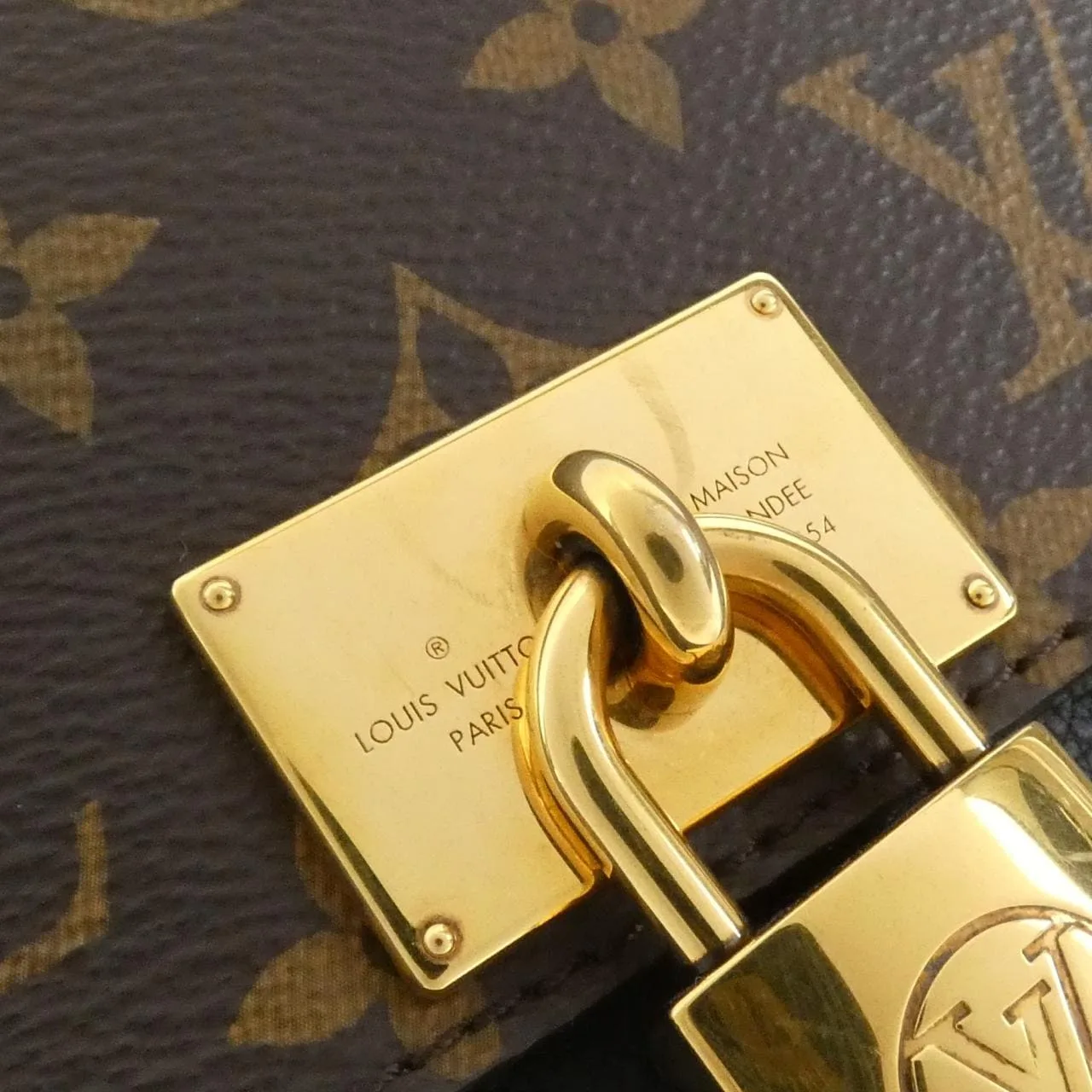 LOUIS VUITTON M44259 手提包 Monogram 黑色 Monogram 中古品B - 縮圖 5