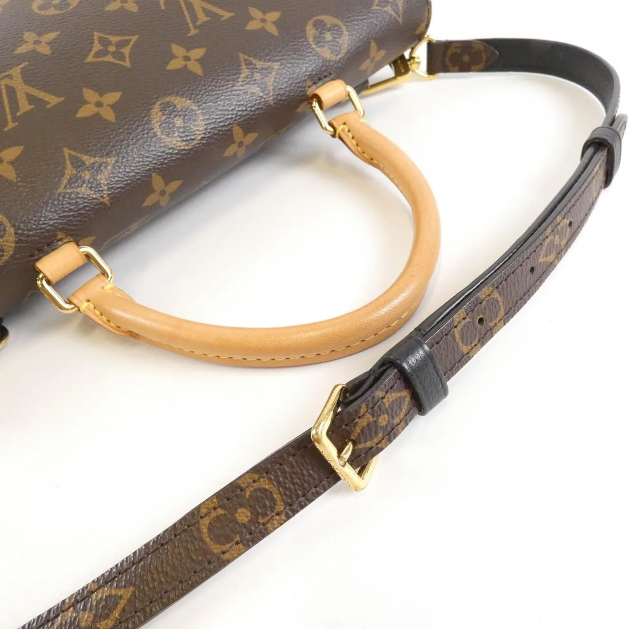 LOUIS VUITTON M44259 手提包 Monogram 黑色 Monogram 中古品B - 縮圖 8